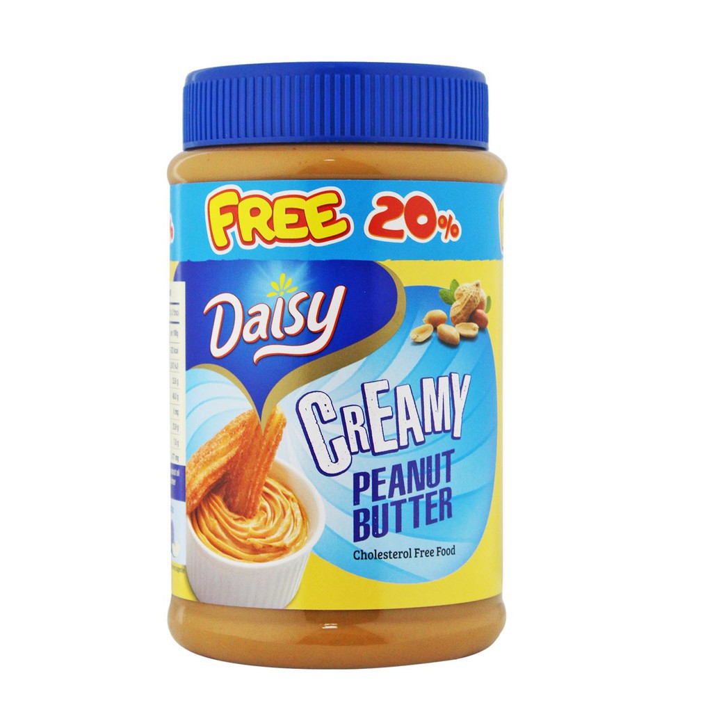 PEANUT BUTTER CRUNCHY Daisy 2kg/tub Manja Foods