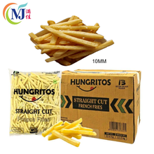 FRIES STRAIGHT CUT GOLD 10mm 2kg/pk Frozen