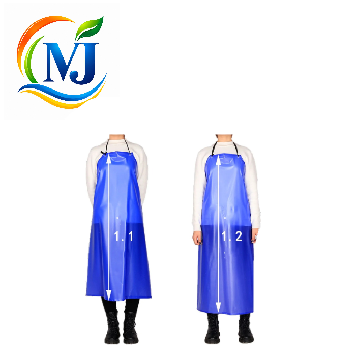 APRON WASHING BLUE PVC Good Quality