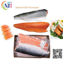 FISH FILLET SALMON Skin-On NORWAY Atlantic Frozen