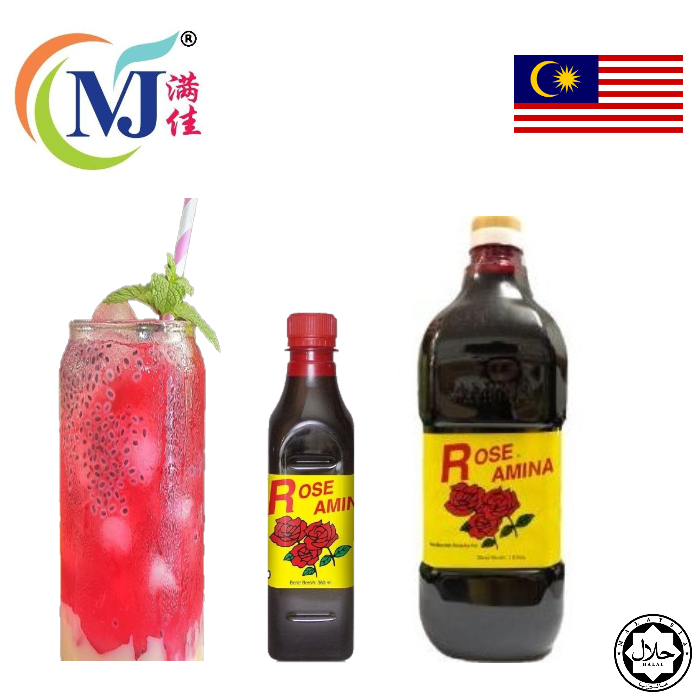 SIRAP /SYRUP CORDIAL ROSE Amina