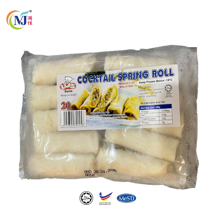 SPRING ROLL VEGE LS 20pcs 500g/pek