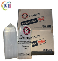 Container SQUARE Clear ORIMAX