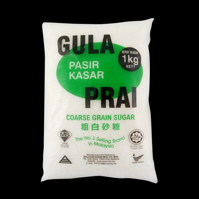 GULA KASAR/SUGAR White Coarse Grain 1kg/pack