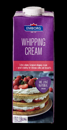 WHIPPING CREAM Emborg 1 liter/pack