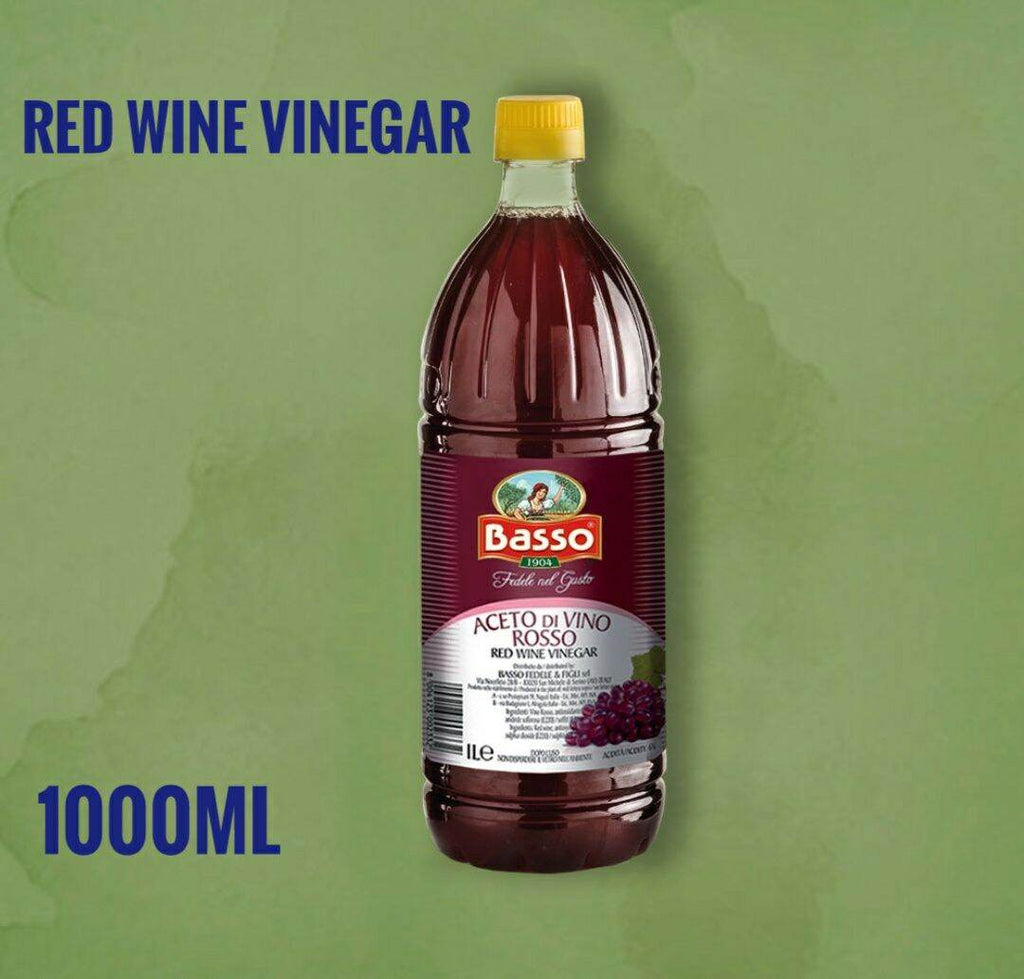 WINE VINEGAR RED Basso 1 liter/bottle