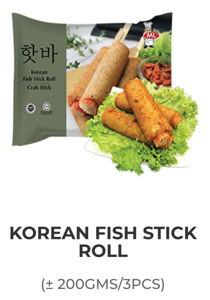 KOREAN FISH STICK Roll ML200g3pc/pack