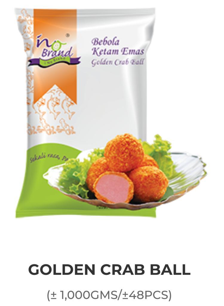GOLDEN CRAB BALL ino1kg48pc/pack