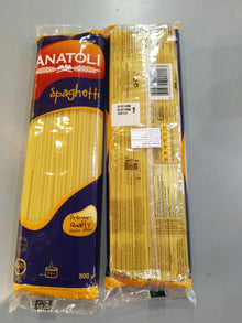 SPAGHETTI ANATOLI Turkey 500g X20pk/ctn