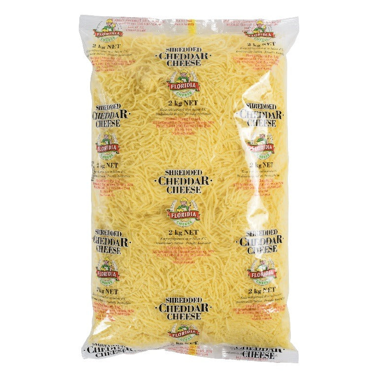 CHEESE CHEDDAR SHREDDED Australian Happy2kg /Pack