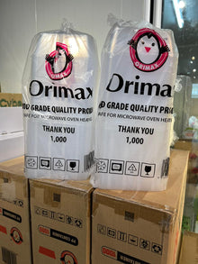 Container SQUARE Clear 1000ml Orimax 50pc/pk x5pk/ctn