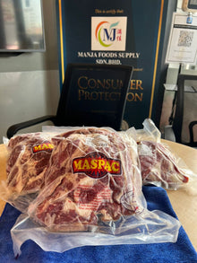 hirisan daging lembu Brisket STEAKY Slice Australian 2kg/pek -Beku