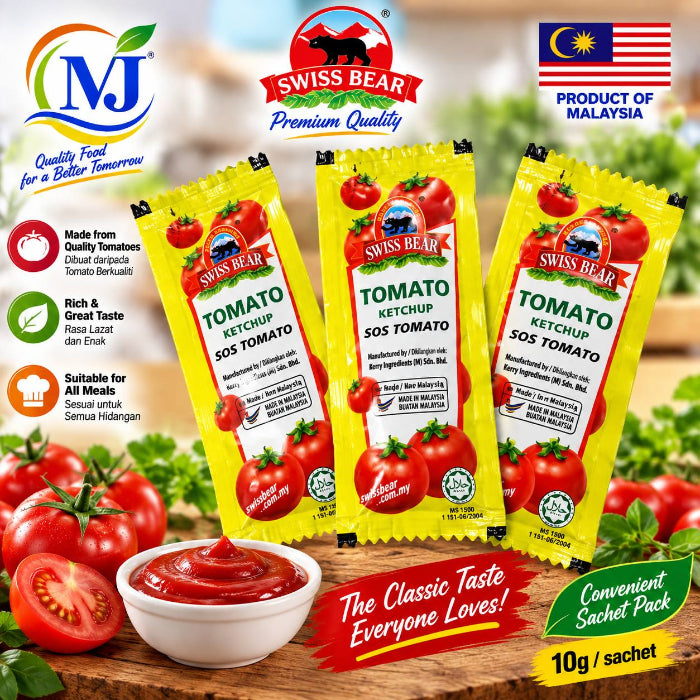 TOMATO SAUCE SACHET Swiss Bear