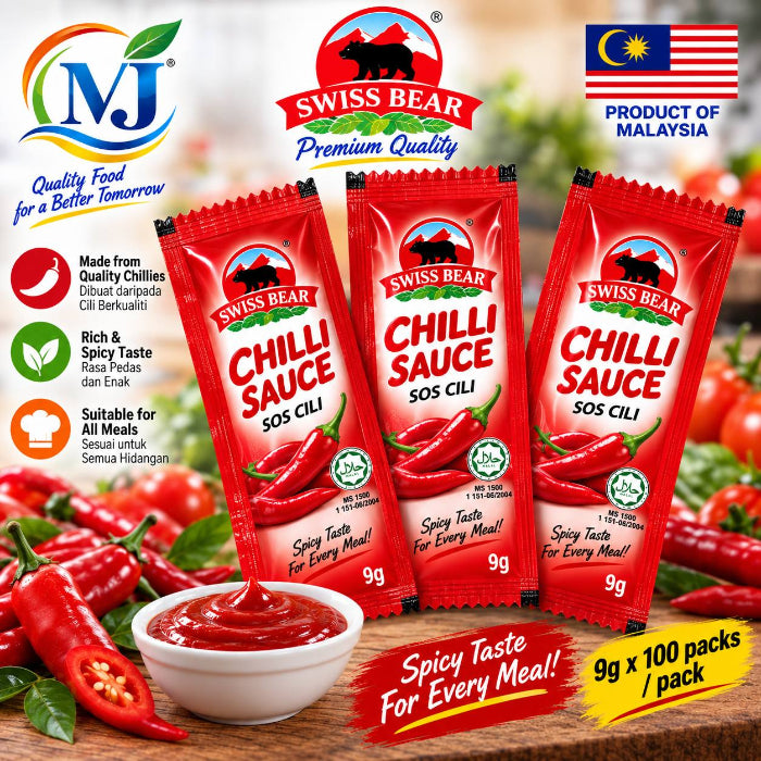 CHILLI SAUCE SACHET Swiss Bear