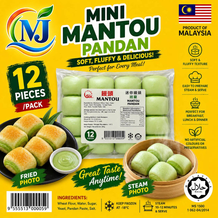 BUN MINI MANTAO PANDAN