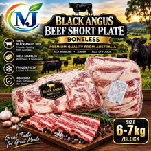 BEEF BLACK ANGUS SHORT PLATE Bone-Less