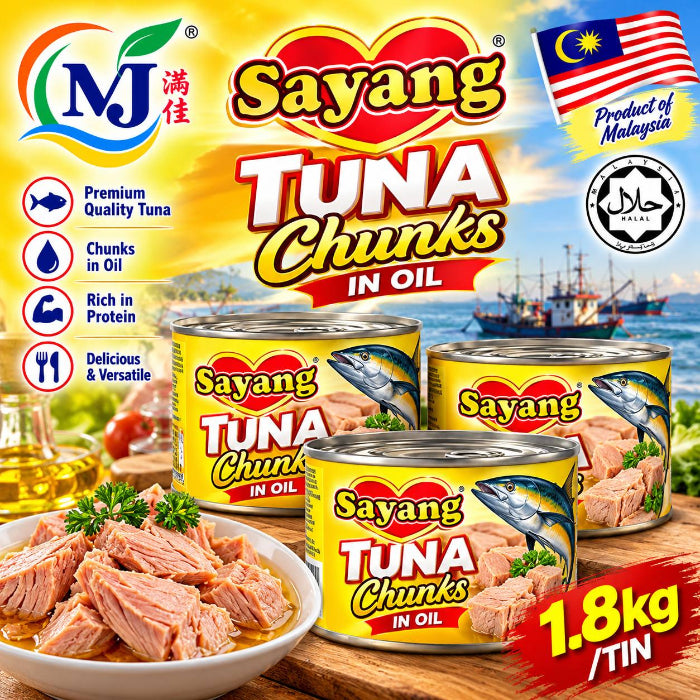 TUNA CHUNK IN OIL Sayang