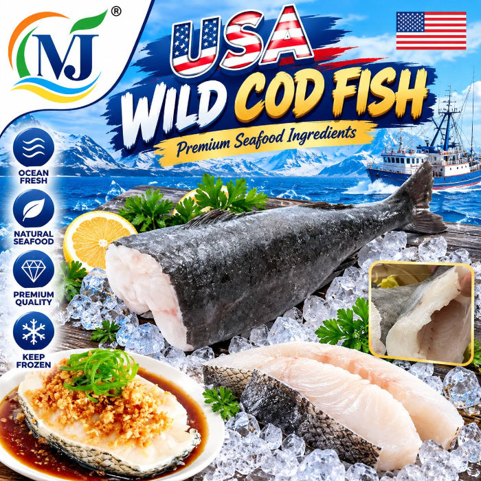 FISH WHITE COD Wild 美国野生雪鱼 Frozen