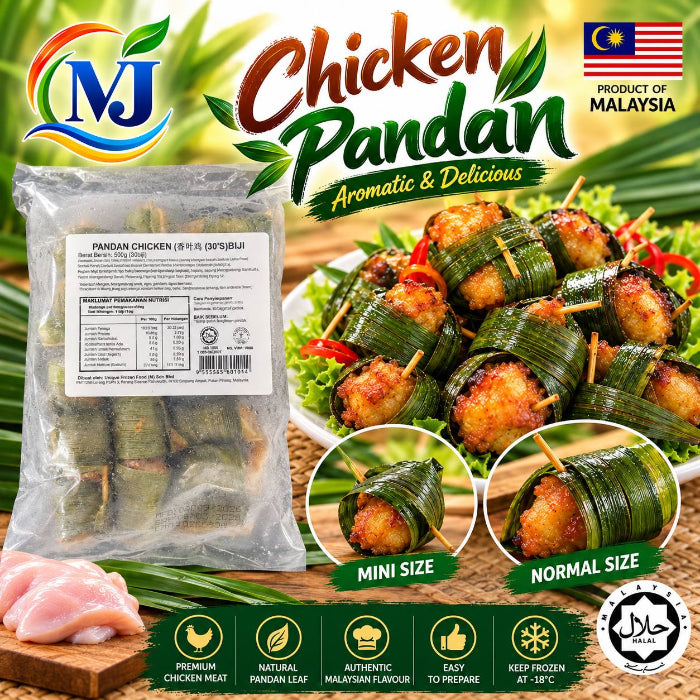CHICKEN PANDAN ROLL