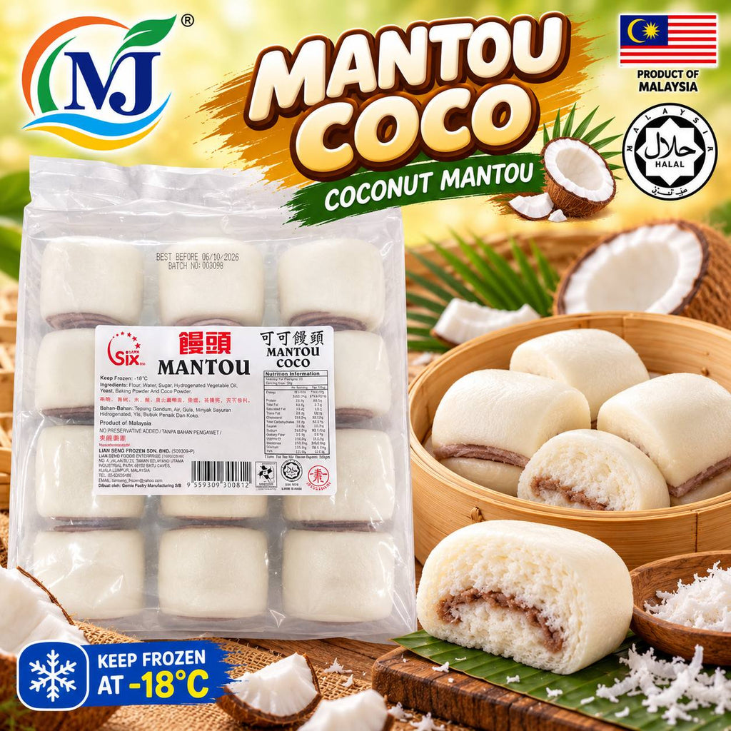 BUN MINI MANTAO COCO 12pcs 180g/pek