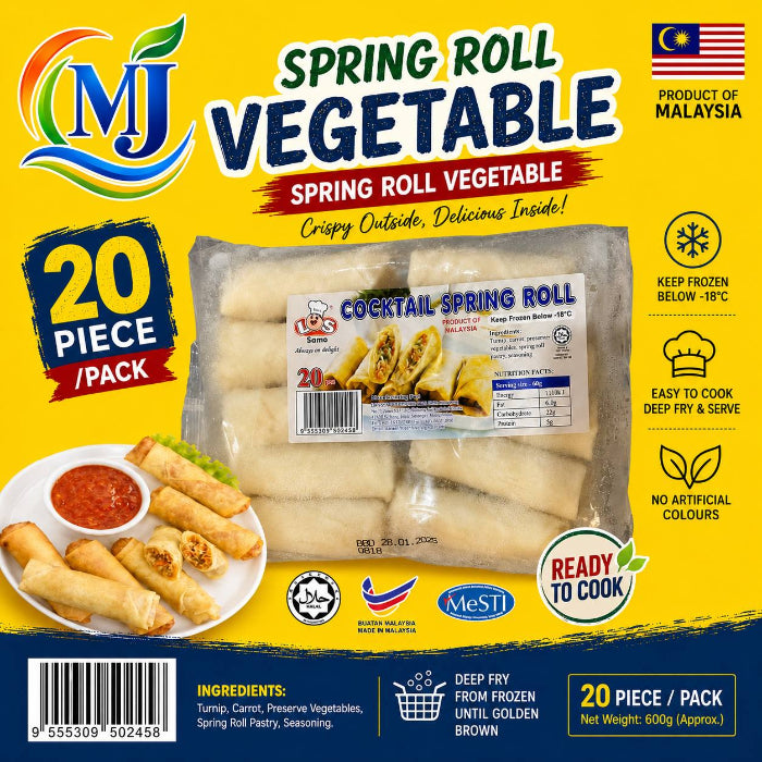 SPRING ROLL VEGETABLE 20pcs/pack