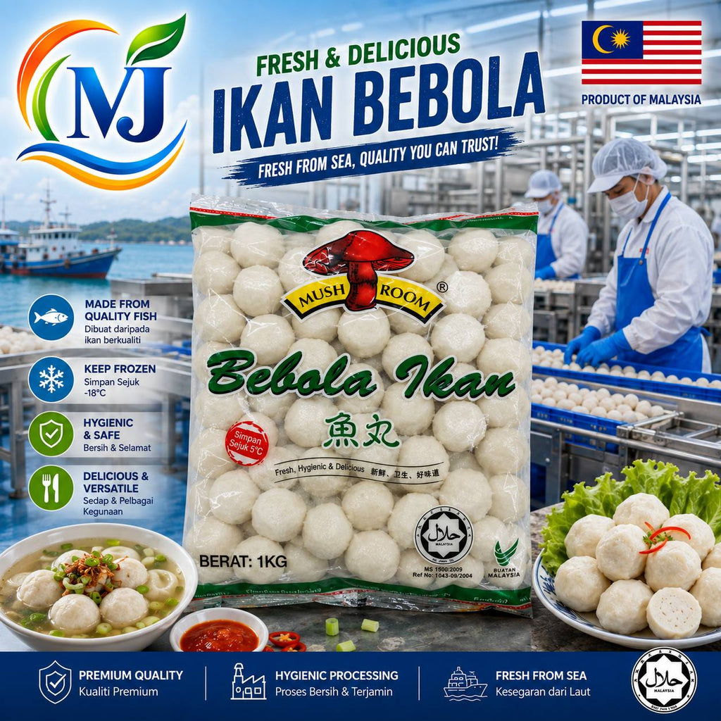 BOLA IKAN/Daging QL Putih Disejukkan