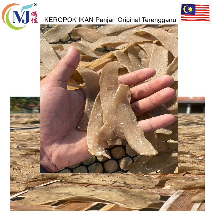 KEROPOK IKAN Panjang DRIED Original Terengganu