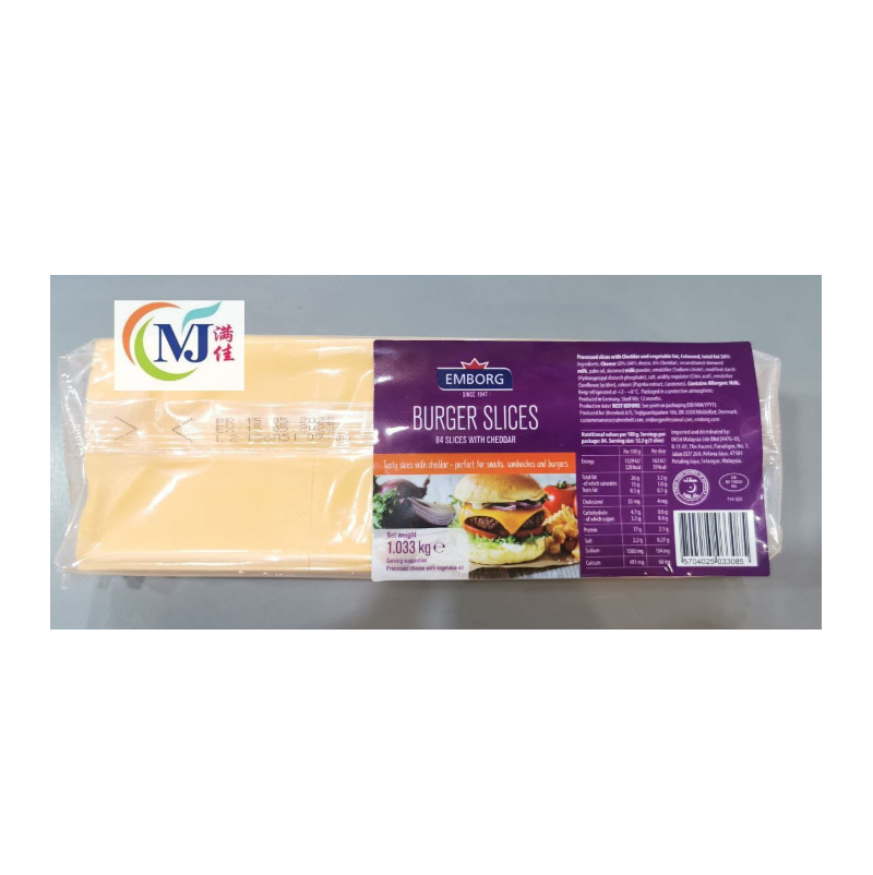 CHEESE CHEDDAR SLICE Oren 84pcs/pack Manja Foods