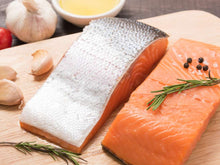 FISH FILLET SALMON Norway Cut Frozen 180g-200g/piece