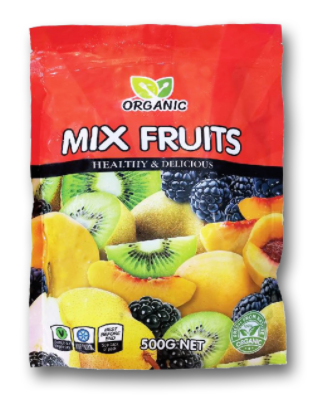 MIXED FRUITS Frozen Organic 500g/pack