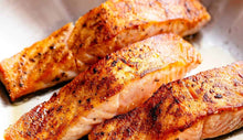 FISH FILLET SALMON Norway Cut Frozen 180g-200g/piece