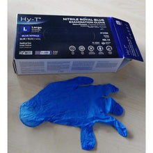 HAND GLOVE NITRILE BlACK /BLUE 100pcs/pack