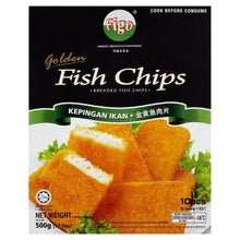 FISH CHIPS GOLDEN Figo 10pcs 500g/pack