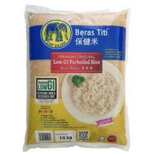 RICE REBUS TITI /Low Perboiled Rice CapGajah 10kg/bag