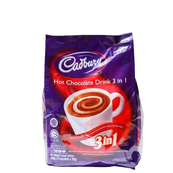 CADBURY 3in1 Hot Chocolate 30g 15 sticks/pack