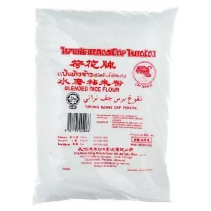 TEPUNG BERAS/Rice Flour Cap Teratai 500g/pack