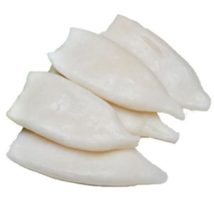 SOTONG TUBE WHITE IQF Frozen 40% 1kg+-/Pack