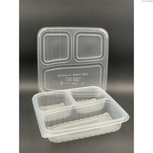 LUNCH BOX PLASTIC NATURAL 50pc/pack