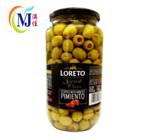 GREEN OLIVE Stuffed Pitted 935g/bottle