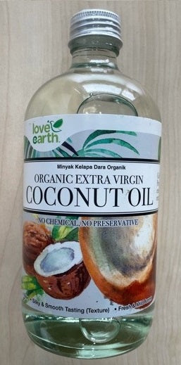 COCONUT OIL Extra Virgin 500ml/bottle