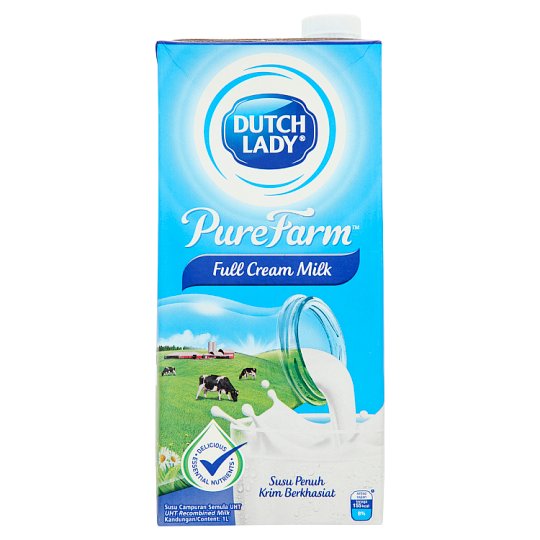 DutchLady FULL CREAM DutchLady 1 liter/pek