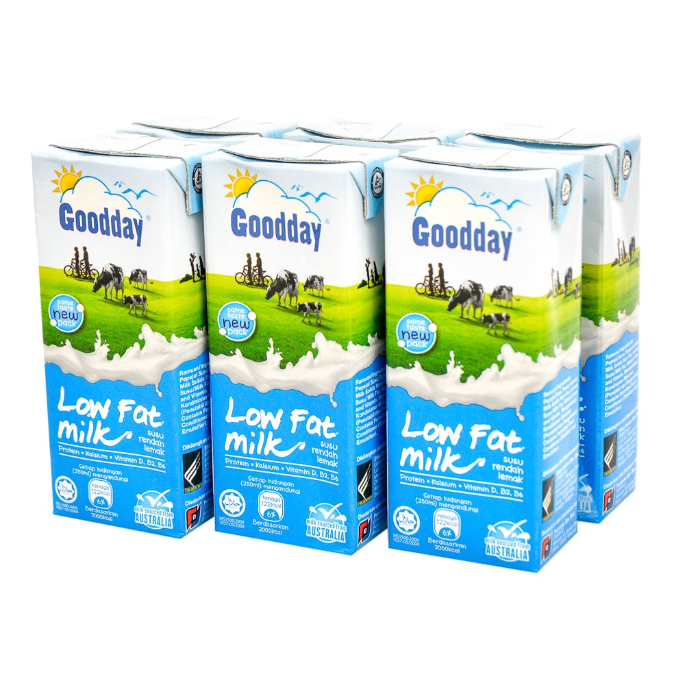 FRESH MILK LowFatt Goodday 1 liter/pack
