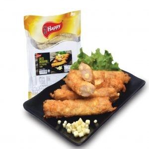 CHICKEN ROLL CHEESE Happy 8pcs 320g/pack