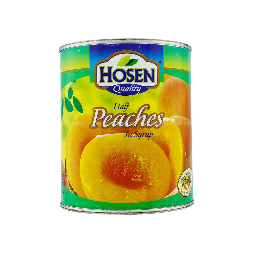 PEACH HALVES In Syrup Yellow Hosen 825g/tin