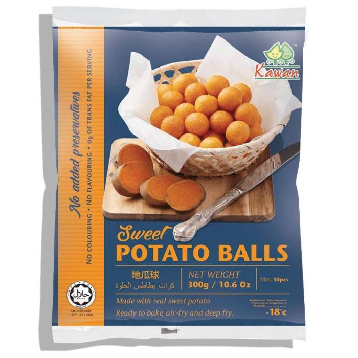 SWEET POTATO BALLS Kawan 30pcs 300g/pack