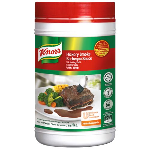 KNORR BBQ Hickory Smoked Sauce 1kg/bottle