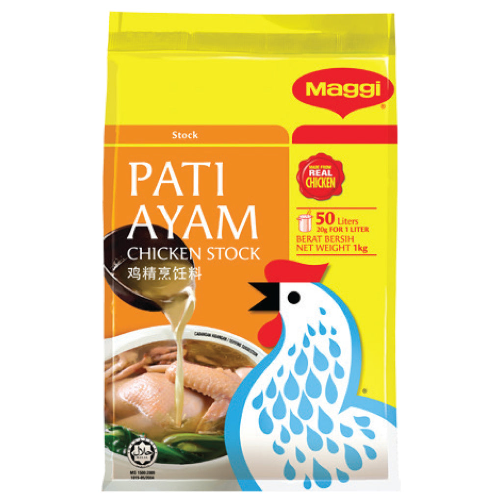 Serbuk STOK AYAM MAGGI/PATI AYAM 1kg/pek