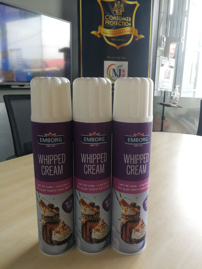 SPRAY WHIPPED CREAM Emborg