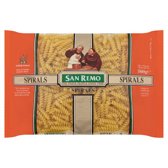 SAN REMO SPIRAL 500g/pack