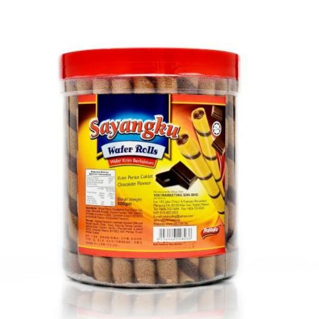 WAFER CHOCOLATE SAYANGKU 500g/unit